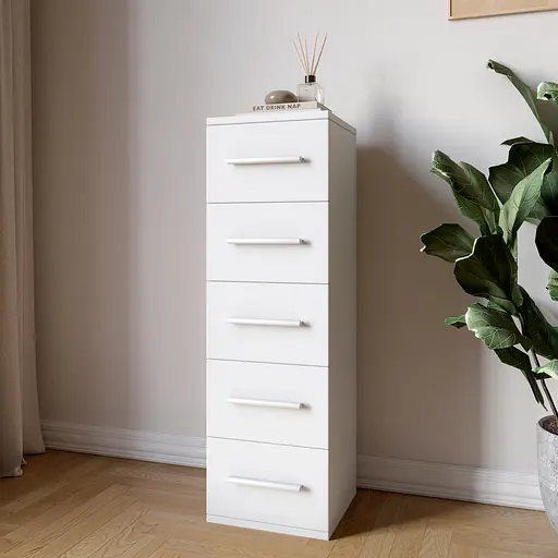 Комод 5 шухляд М-ЗОН Джеко 300 Німфея Альба (MZN-031016)