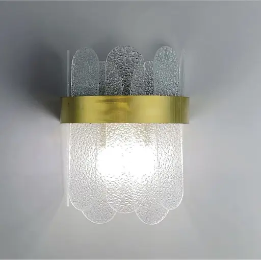 Уникальное бра со стеклянными пластинами Line F Арт. WS153 - фото 3