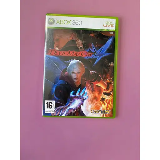 Диск с игрой на Xbox 360 лицензия Devil May Cry 4, игра на Xbox 360 Devil May Cry 4