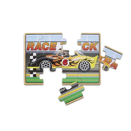 Пазл Melissa & Doug Машинки набор из 4 пазлов в коробке (MD3794) - фото 3