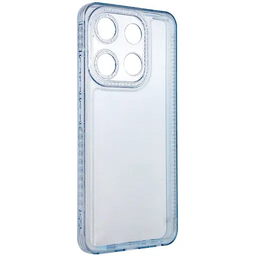 Чехол Epik TPU Starfall Clear для Tecno Pop 7 Голубой