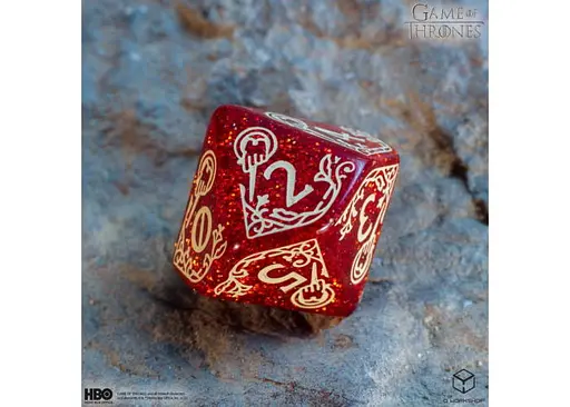 Набор кубиков Game of Thrones. Lannister Dice Set , 7 шт. (GOT/00190166/2025/2/A) - фото 7
