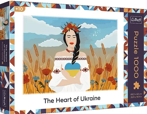 Набір Пазли - (1000 елм.) - "Серце України" - фото 1