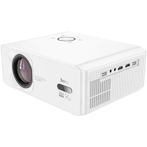 Проєктор Hoco DT3 Android 1080p 370ANSI Wi-Fi 2.4+5G White Box