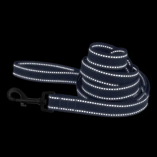 Повідець для собак Barksi Сotton з карабіном квадратне вушко 200x1.6 см лазурно-синій - фото 6