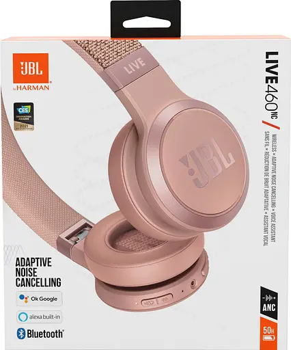 Навушники JBL Live 460NC Rose (JBLLIVE460NCROS) - фото 3