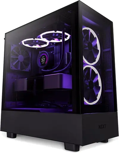 Корпус NZXT H5 Elite Tempered Glass Black (CC-H51EB-01) Без БП Б/в - фото 1