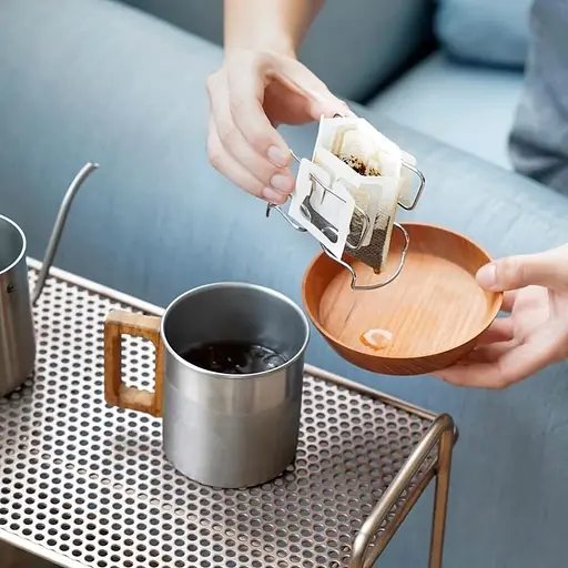 Тримач для дріп пакетів Semi Coffee Drip Filter Bag Holder з нержавіючої сталі - фото 3