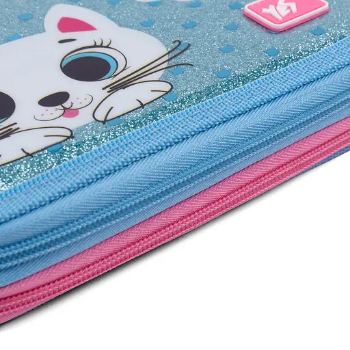 Школьный пенал твердый Yes двойной HP-01 Cats - фото 4