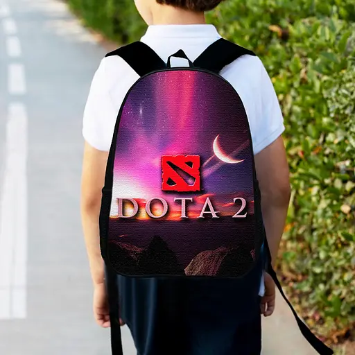 Рюкзак детский Дота 2 "Dota 2" 34х27 см, ранец городской для мальчика (00471)