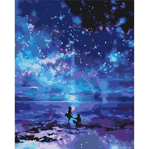 Картина за номерами Нічна набережна Brushme 40x50 см кольорова 000276985
