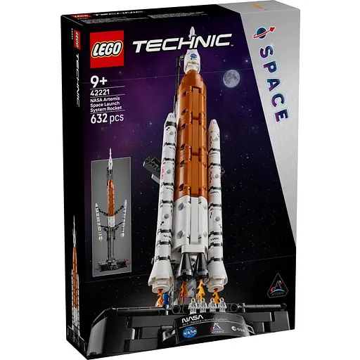 Конструктор LEGO Technic Ракета с системой космического запуска NASA Artemis 632 детали (42221)
