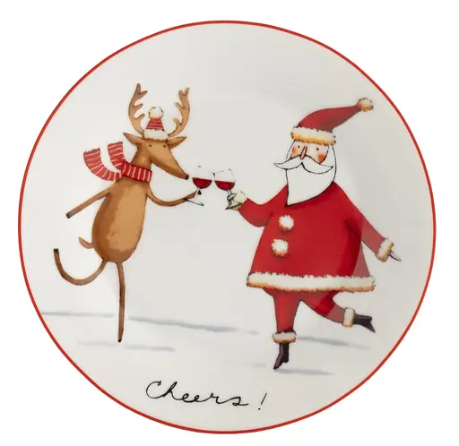 Набір тарілок Limited Edition Ny Party 4 шт 19 см (TRSC-HD5025-4P06) - фото 5