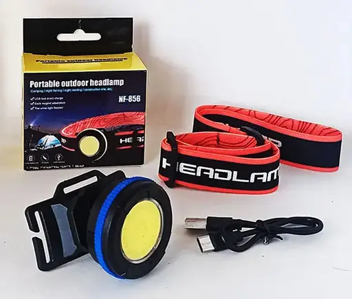Акумуляторний налобний ліхтар на голову X-Balog NF-856 з червоним світлом для нічної рибалки - фото 9