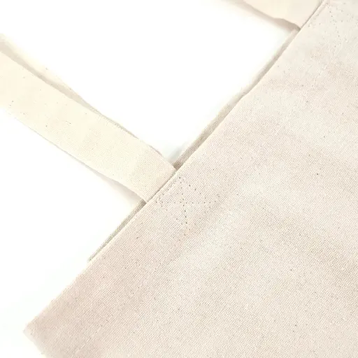 Сумка з бавовни з дном Rosa Talent 38х35х7 см ручка 70 см невибілена бавовна 220 г/м2   - фото 2