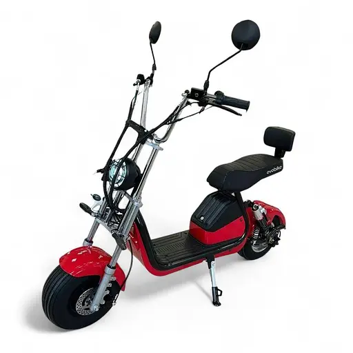 Двухколесный ситикоко EVOBIKE Spark X2 Red с корзиной и толстыми колесами - фото 2