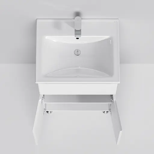 Тумба з умивальником AM.PM X-Joy 55 см підлогова 1 ящик білий M85-FSX0553-WC0553WG38 Білий - фото 6