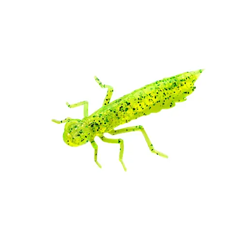Силикон FishUP Dragonfly 1.2" #026 Flo Chartreuse/Green (10 шт/уп)