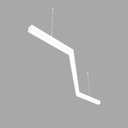 Світлодіодний світильник X-LED 80ВТ Зигзаг білий (1450*555*43) LSNZ-80w - фото 1