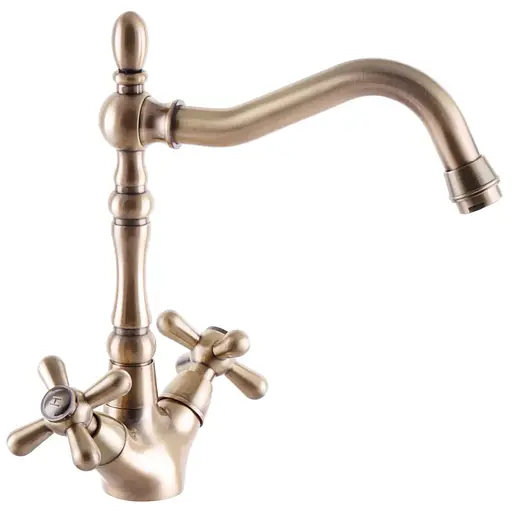 Змішувач для кухні Haiba Dominox 777 бронзовий HB3936 Бронза - фото 1