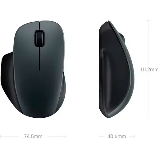 Миша Xiaomi Wireless Mouse Comfort Edition Black (BHR9359GL) [133620] - фото 7