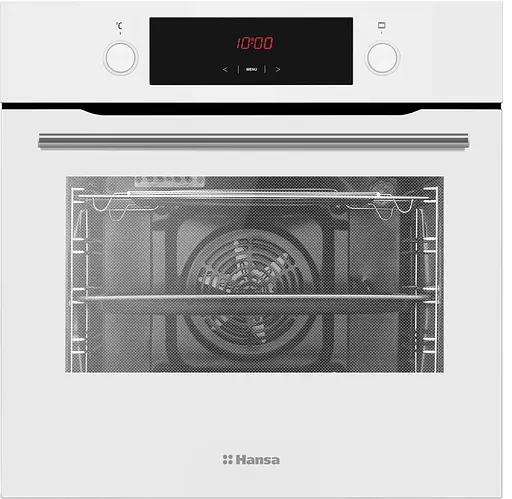 Комплект Hansa духовка электрическая + эмалированная газовая поверхность белый - фото 4