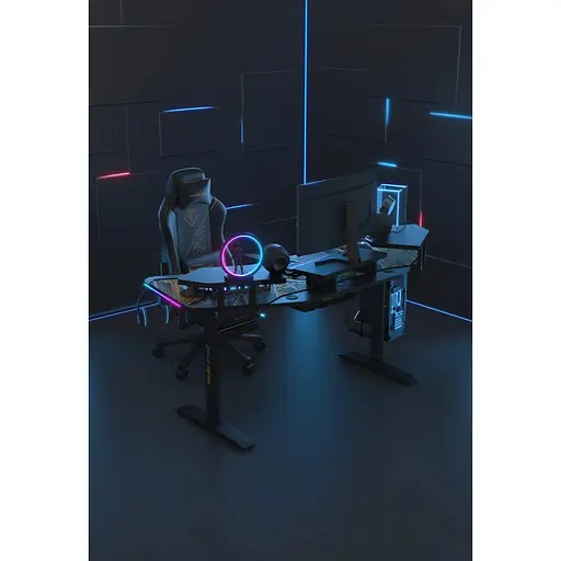 Комп'ютерний ігровий стіл Anda Seat Shadow Warrior (AD-D-DD1-1600L-02-BB) [123504] - фото 17