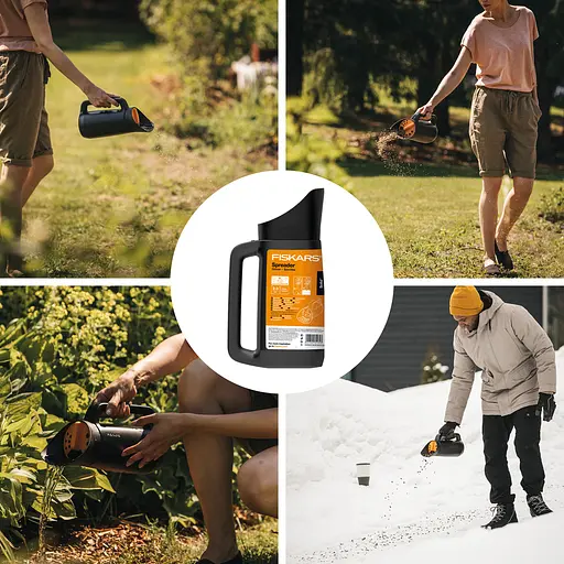 Разбрасыватель ручной для соли и песка Fiskars Solid™ 2,3 л (1057076) - фото 6