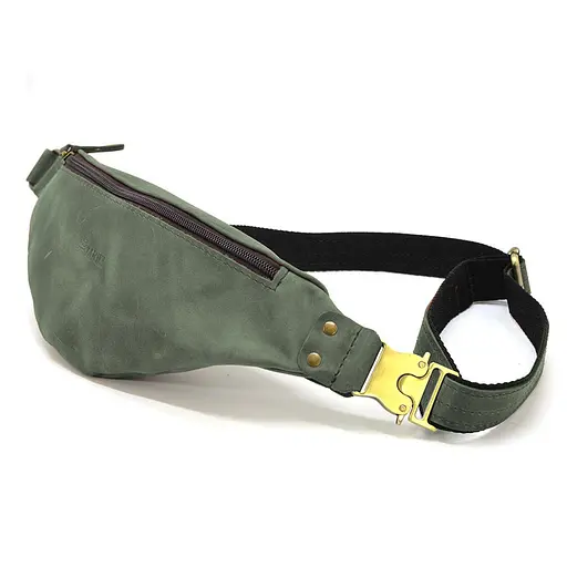 Жіноча шкіряна сумка-бананка Tarwa 31х11х2 см sum0026363 - фото 4