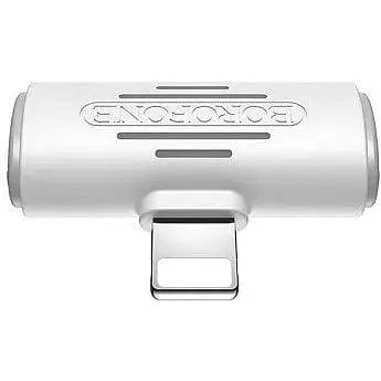 Переходник Borofone BV6 Comfortable dual Lightning digital audio converter - фото 1
