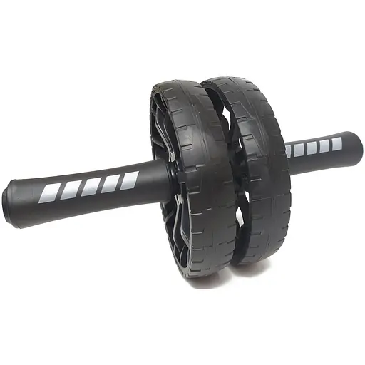 Ролик для пресса EasyFit BLM двойной черный (EF-1356) - фото 1