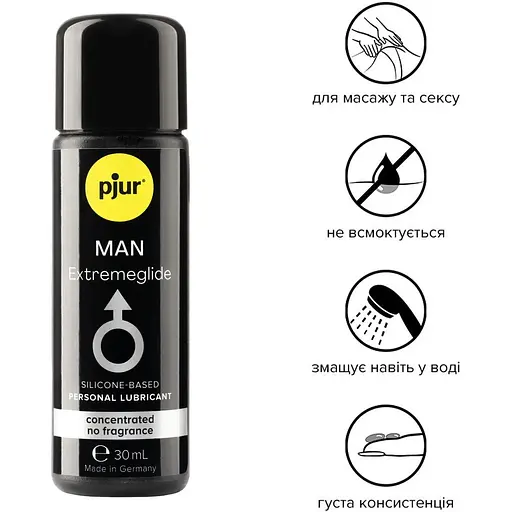 Густа силіконова змазка Pjur MAN Premium Extremeglide 30 мл - фото 2