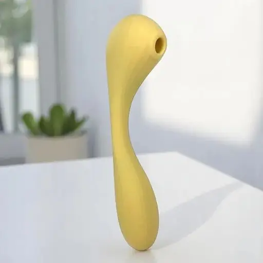 Вакуумный стимулятор Magic Motion Bobi Yellow - фото 2