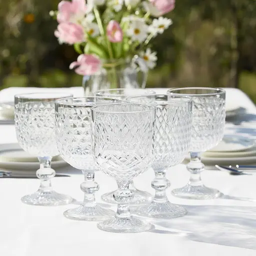 Набор бокалов столовых TS Kitchen из толстого стекла 6 штук по 400 мл HP4152