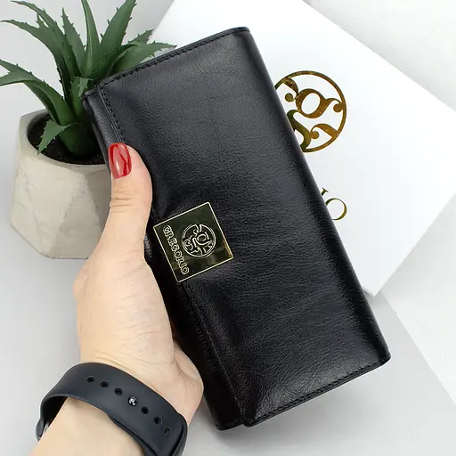 Гаманець жіночий шкіряний Gregorio GS-100 класичний чорний - фото 7