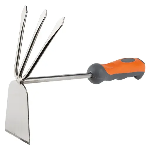 Мотыга Flora комбинированная плоская + 3-х зубая (5041454) - фото 1