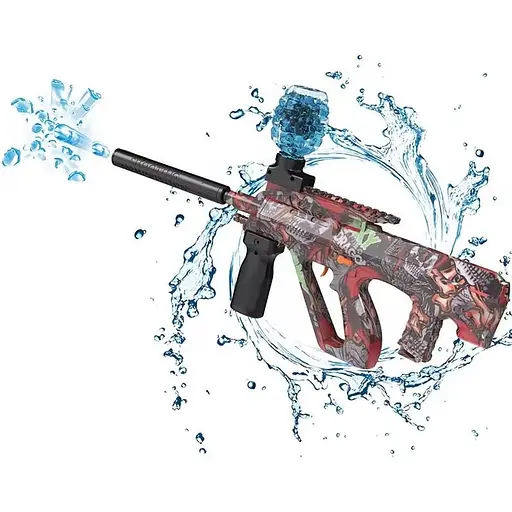 Бластер автоматический OldBro AUG Gel Ball с гель шариками орбиз 10500 шт. eXtream Red - фото 1