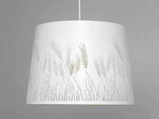 Тематический светильник подвес в стиле Лофт "Поле", белый светильник. - фото 3