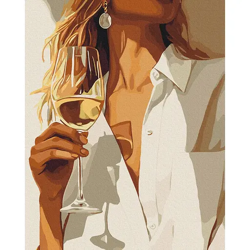 Картина за номерами на підрамнику Brushme Шарм у деталях