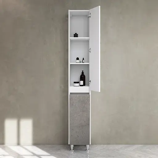 Пенал напольный AM.PM Gem S 35 см правосторонний с корзиной M91CSR0351BF38 - фото 3