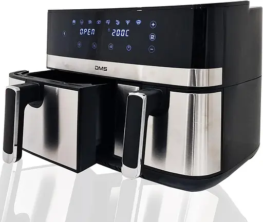 Аэрофритюрница двухкамерная DMS HF-10E Duo 2800 Вт 6/4 л - фото 3