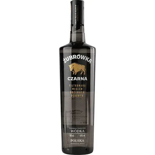 Алкогольний напій Zubrowka Czarna 40% 0.7 л (782839) - фото 1