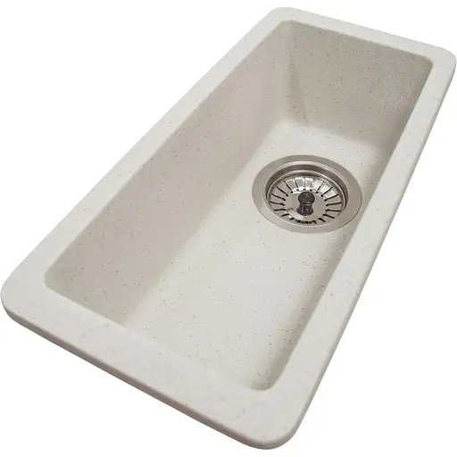 Кухонна мийка Romzha Mira U-160 Biela (101) - фото 2