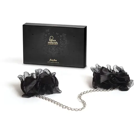 Наручники Bijoux Indiscrets - Frou Frou Organza handcuffs, атлас и органза, подарочная упаковка