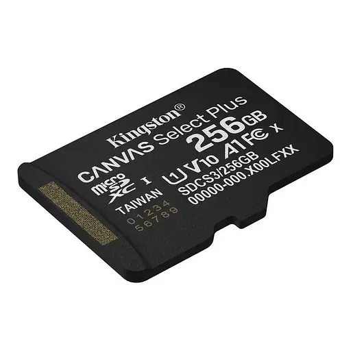 Карта памяти microSDXC (UHS-1) Kingston Canvas Select Plus Gen3 256Gb class 10 А1 (R-150MB/s) - фото 3