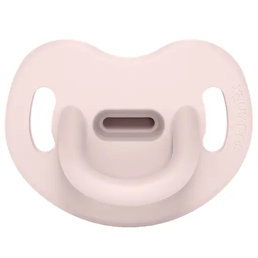 Пустушка силіконова анатомічна Suavinex Colour Essence 0-6 місяців світло-рожева (308628)