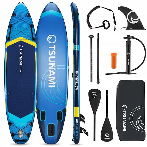 Надувная SUP доска TSUNAMI PRO 350 см с веслом T13 (P-5905973405614) - фото 1