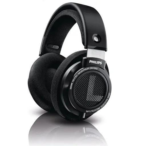 Наушники проводные Philips SHP9500 HiFi Precision Black 1,5м кабель - фото 1