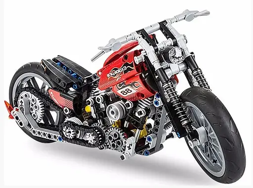 Дитячий конструктор JiSi bricks Мотобайк 3354 (374 деталей) - фото 4