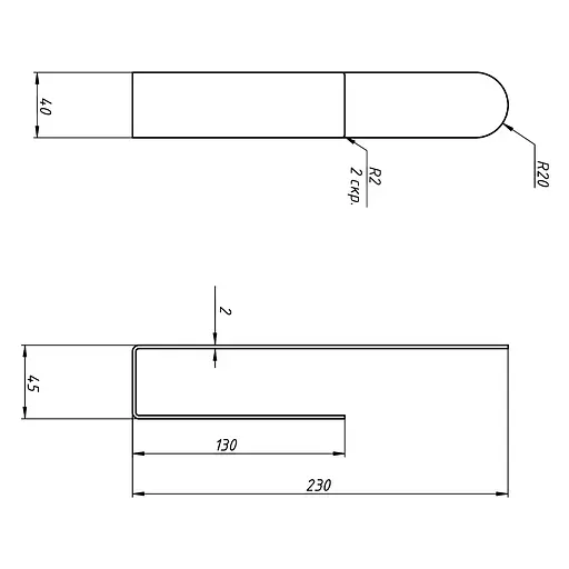 Тримач для рушників Navin 230 мм, чорний матовий 12-228053-3680, Чорний матовий - фото 7